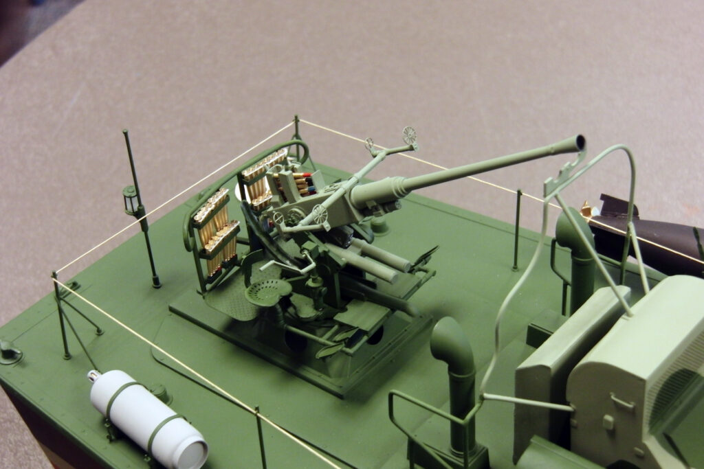 Model of PT588 - 40mm Bofors gun