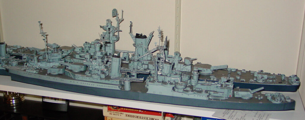 Model of USS Alaska