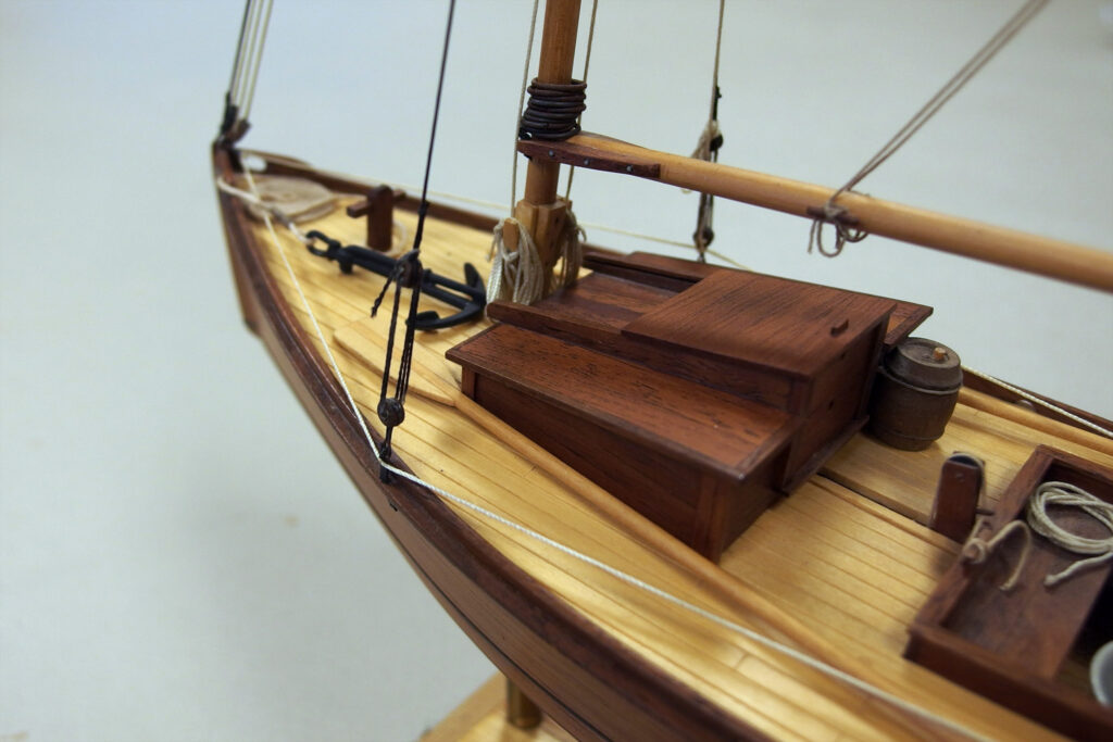 Model of a Chesapeake Bay Flatty - Foredeck