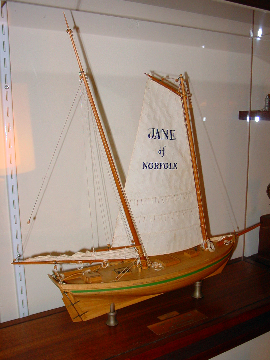 Model of a Virginia Pilot Boat - Full view
