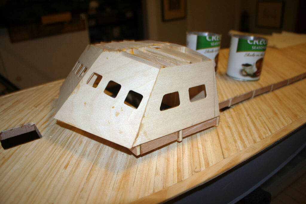 Model of PT 277 - Deckhouse assembly
