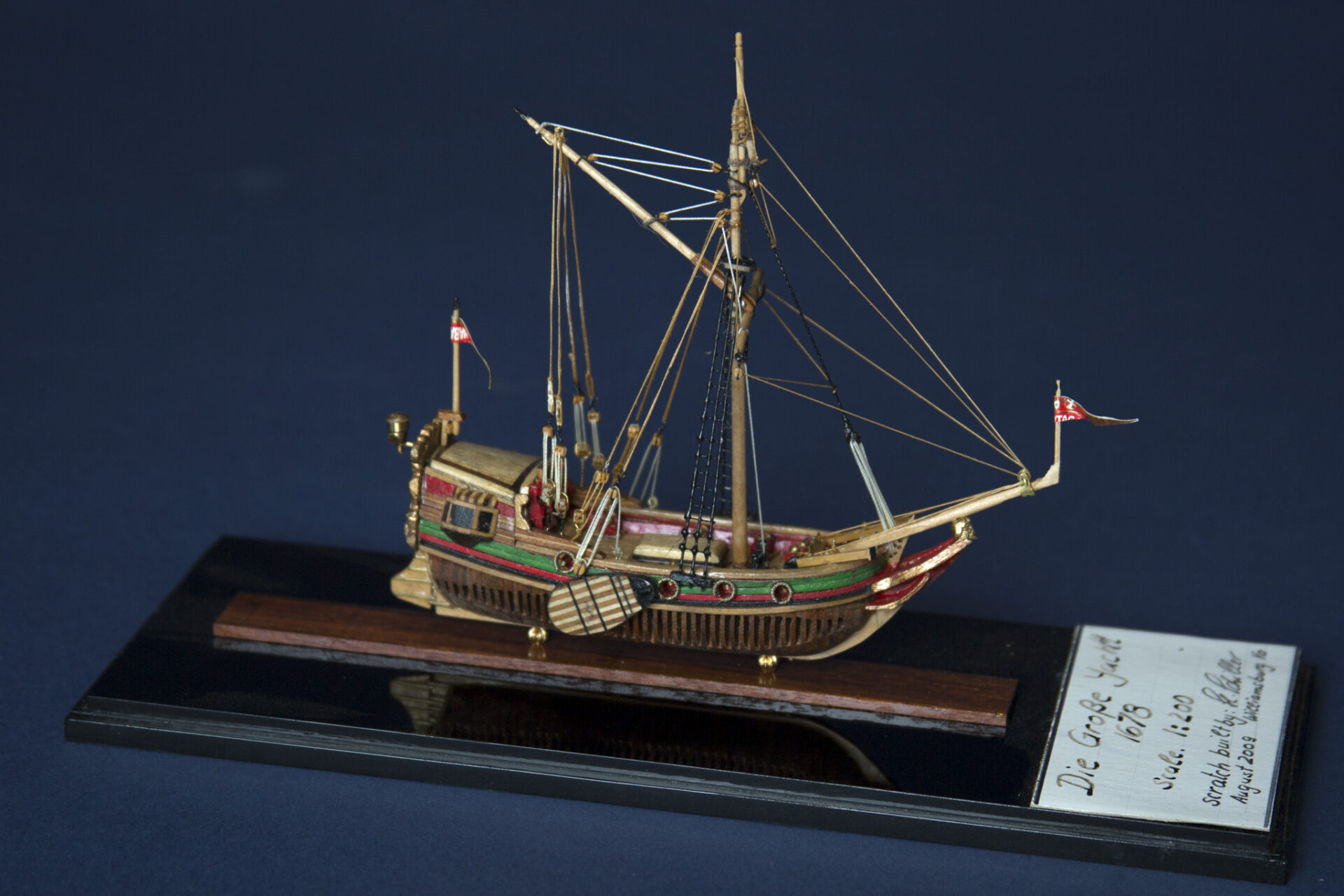 Model of Die Grosse Yacht