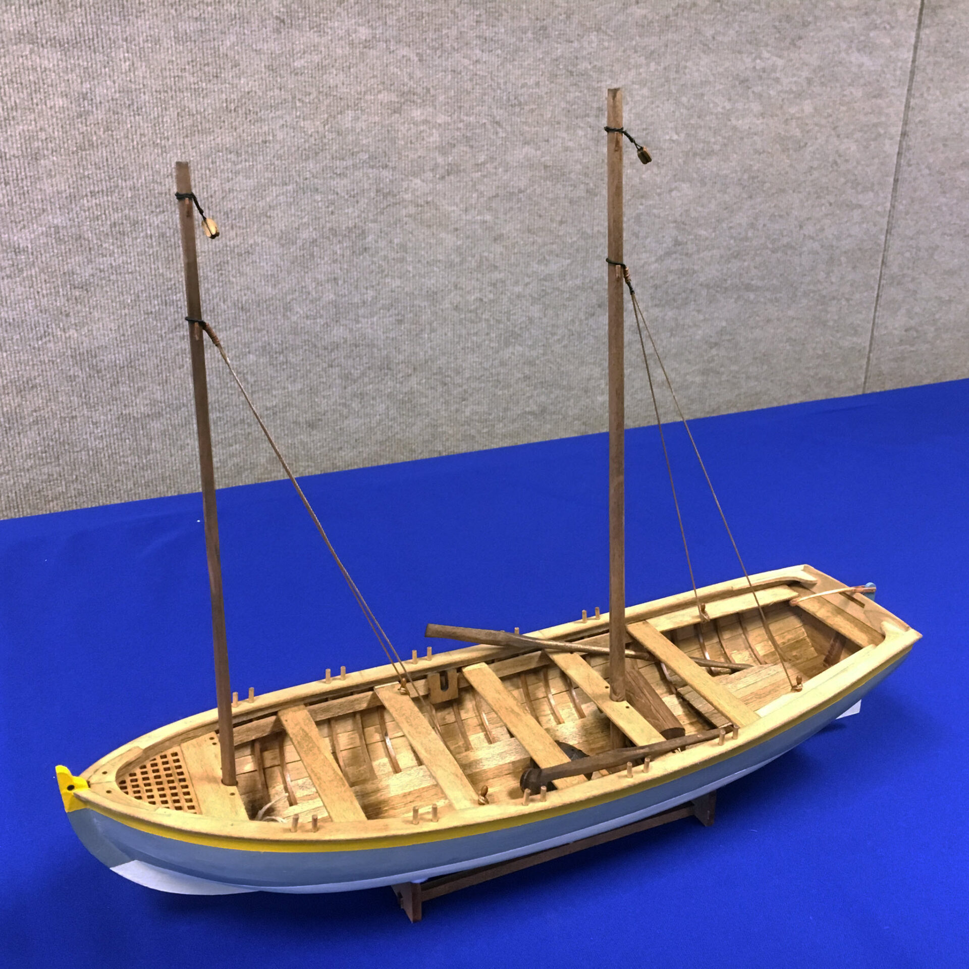 Model of HMS Bounty's Launch - Port side