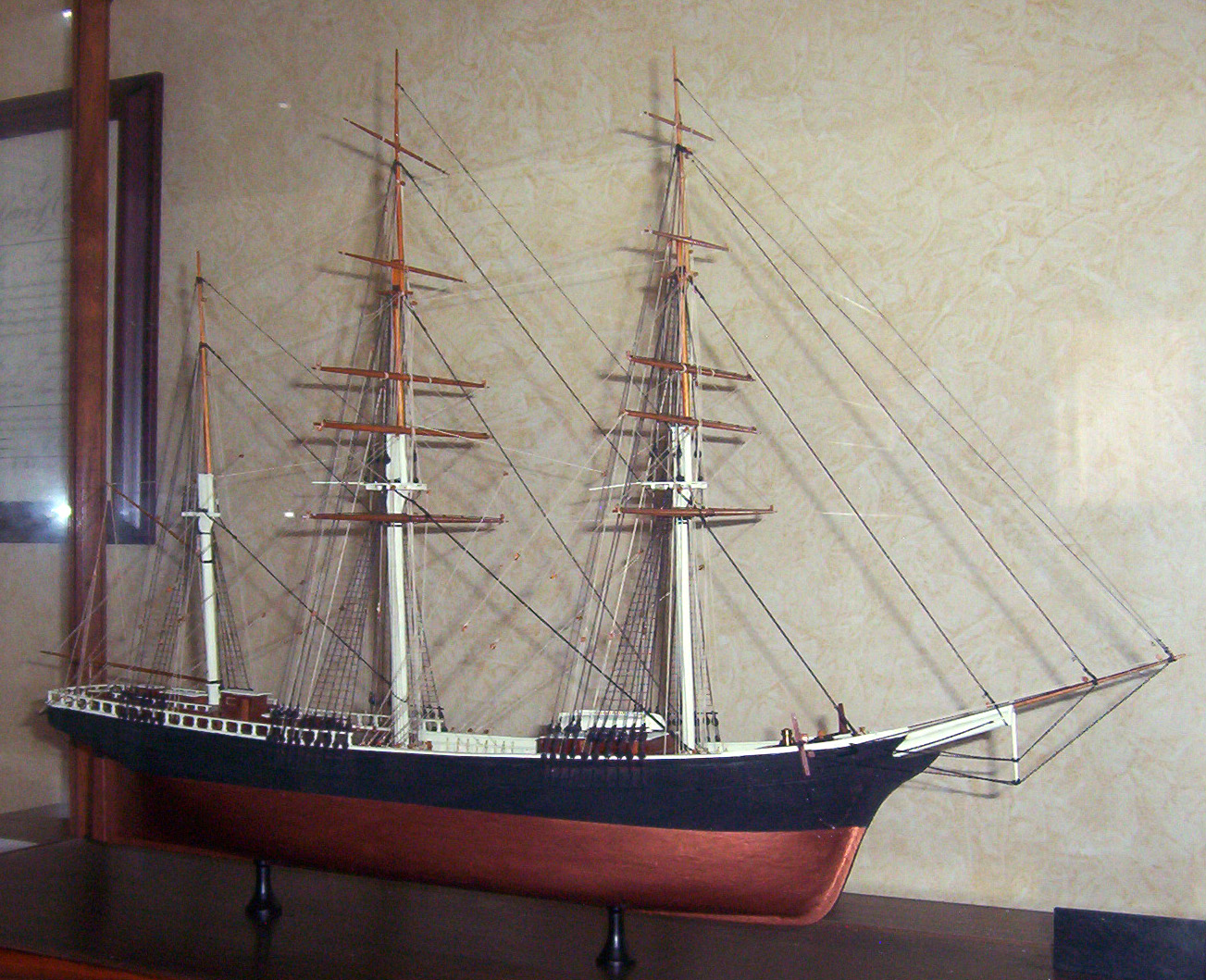 Model of merchant bark James A. Wright