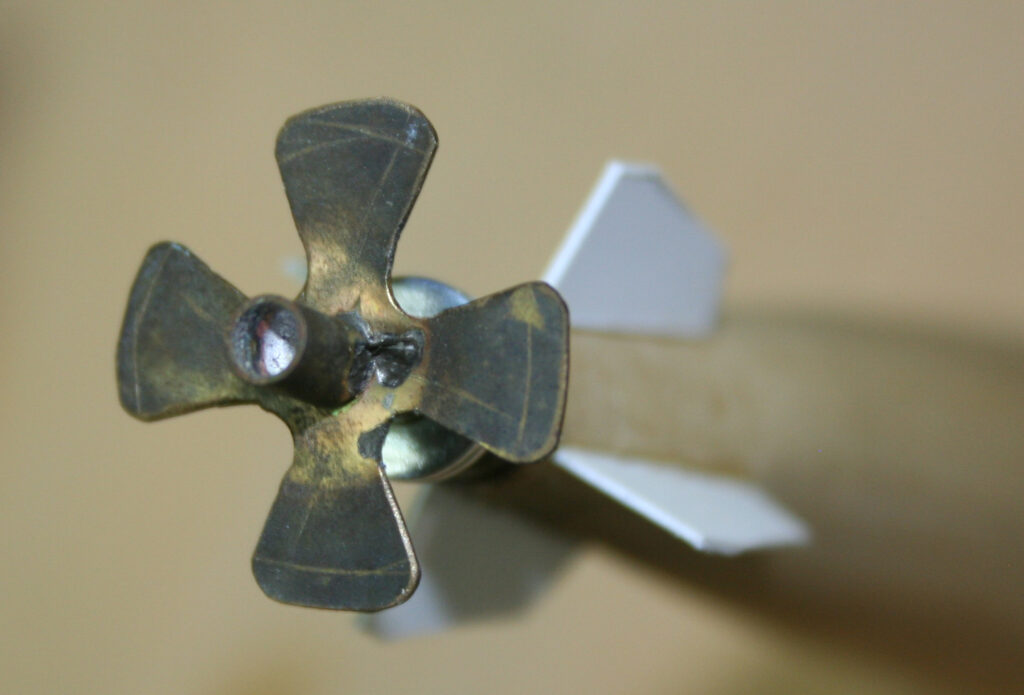 Model of PT 277 - Torpedo propeller