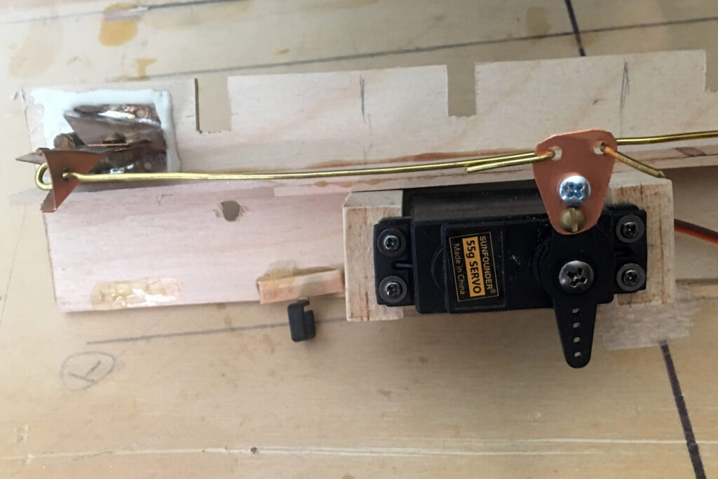 Model of PT 277 - Torpedo trigger mechanism assembly