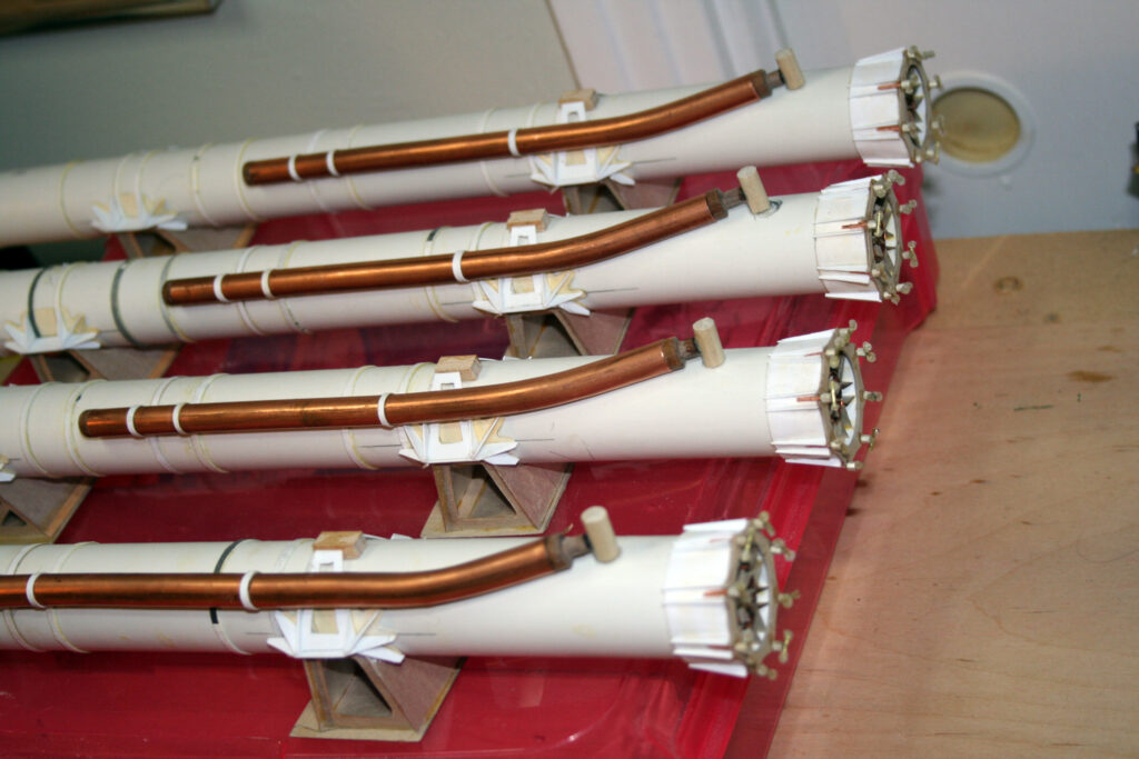 Model of PT 277 - Torpedo tube assembly